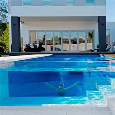 Infinity Edge Swim Spa